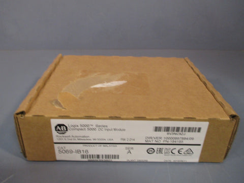 AllenBradley Logix 5000 Compact 5000 DC Input Module Ser. A 5069IB16 SEALED