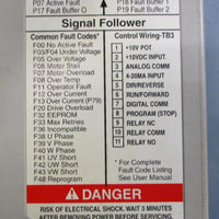 Allen Bradley 160BA04NSF1 Ser C FRN: 7.06, 1.5kW/2HP Smart Speed Controller