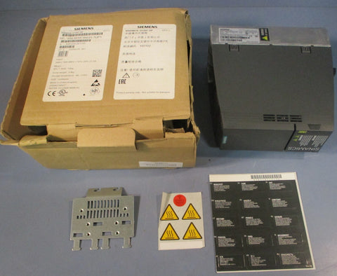 Siemens Sinamics G120C DP Motor Drive 6SL32101KE217UP1 10HP 7.5kW