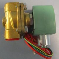 ASCO RedHat 8210G095 Solenoid Valve 3/4" NPT 12/110V 60/60Hz 150PSI