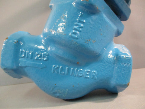 Klinger 2-Way Seat Stem Piston Valve 2"  KX-GT NPT 24722 Cast Iron