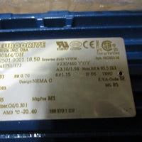 SEWEURODRIVE HELICAL GEARBOX 10.11:1 RATIO 1HP MOTOR 1751RPM R37 DRN80M4/DH