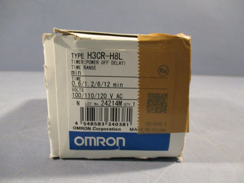 Omron Power Off Delay Relay Timer Range 0.612 24 VAC H3CRH8L