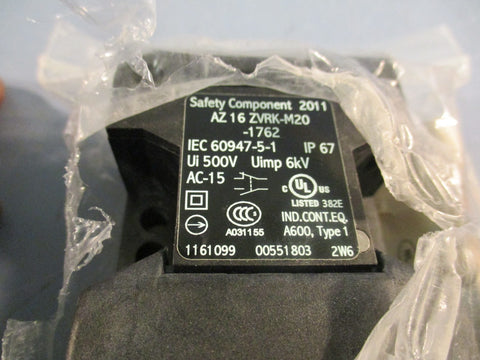 SCHMERSAL AZ16ZVRKM20 SAFETY INTERLOCK SWITCH 500V