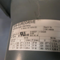 SEW EURODRIVE GEAR MOTOR RF17/DRS71S4BE05/TFV W/ Typ V71
