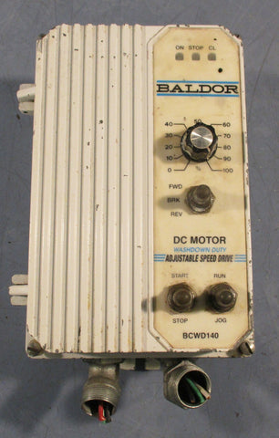 Baldor Washdown DC Motor Speed Drive 115/230VAC 90/180VDC 15A BCWD140 CN3000A38