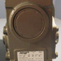 Dodge Tigear 2 20QZ40H56 Gearbox Gear Reducer 1-1/4" and 5/8" Bore 40:1 Ratio