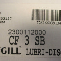 McGil CF 3 SB Cam Follower Bearing CF-3-SB 3" OD 1-1/4" Stud Dia 2-1/2" Stud L