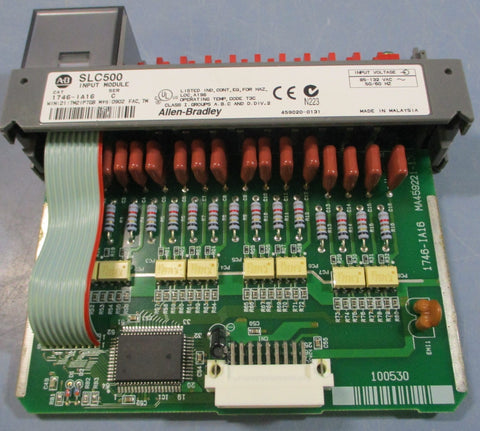 Allen Bradley 1746IA16 Ser C Input Module SLC 500 85132VAC 50/60HZ