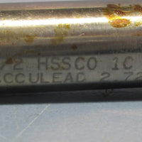 Brubaker 1/2" HSSCO 1C Acculead 2.721 Pro CNC Resharpened Rough End Mill