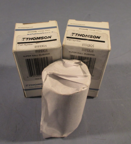 LOT OF (2) THOMPSON SUPER16 LINEAR BEARING BALL BUSHING 1INCH
