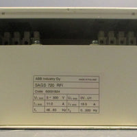 ABB ACS501005400P21 Variable Speed Drive w/ 60031924 and 60031916 Suppressor