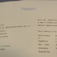 Waters Spherisorb S5 SCX Column PSS837513 4.6x150mm Analytical Column