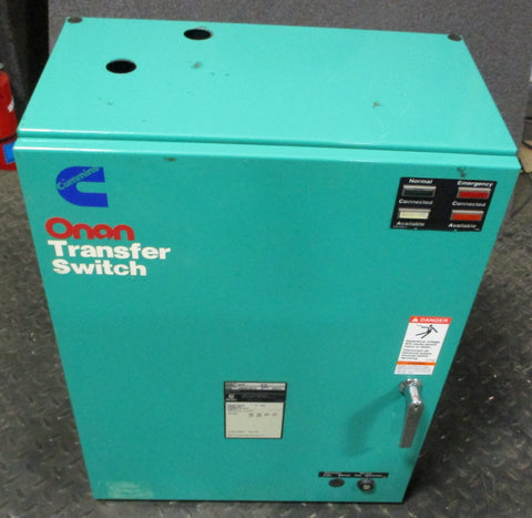 Cummins Onan OT 70 Automatic Transfer Switch 70A 480V 60Hz 3 Pole 0306348606