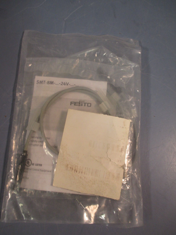 FESTO 3Pin, M12, Proximity Sensor 0.3 M Cable  543869 SMT8MPS24VK03M