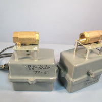 Brass Ball Valve with Actuator, 400 LB; AUTO BLOWDOWN (LOT OF 2) 3/4 IN FNPT