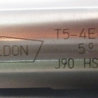 Weldon 5° Tapered End Mill: T54E5, 3/32"DIA, 3/4"SHK, HSS, 3FL, USA