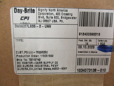 DayBrite CFI DWAE27L8352UNV Signify Vaporlume LED 2 FT Length