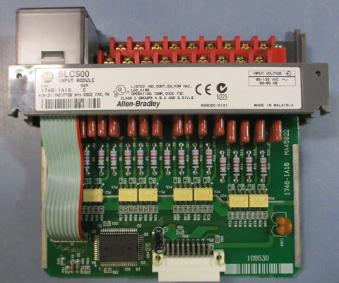 Allen Bradley 1746-IA16 Ser C Input Module SLC 500 85-132VAC 50/60HZ