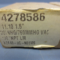 2 Nib SMC 4278586 111-10-1.5" Gauge 1/8" Inch Npt