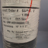 HYTROL CONVEYOR BELT 10" x 5'2" UM140HMBBSB