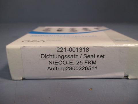 GEA 221001318 SEAL SET N/ECOE 25 FKM
