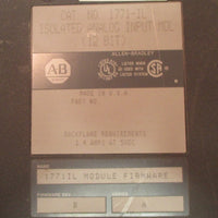 Allen Bradley 1771IL Isolated Analog Input Module (12 Bit) Series A