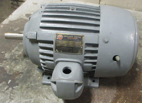 US Motors Asbestos Protected Motor 5HP Type J 1200RPM 254U Frame 13/8" Shaft Di