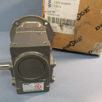 Dodge GEAR-2 E-Z Kleen Reducer 17QZ05R14 5:1 Ratio, C-Face, 1750RPM, Solid Shaft