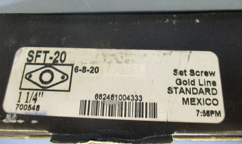 SealMaster SFT20 2 Bolt Flange Bearing 1 1/4" Bore