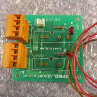 YAMATO EV190 PRINTED CIRCUIT BOARD, POWER INPUT/OUTPUT