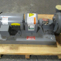 Coker PF150 Positive Displacement Pump w/ Baldor M3534 Motor 1/3HP 1725RPM