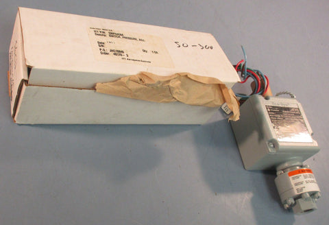 ITT NeoDyn 100P44C6A Adjustable Pressure Switch 50 to 300 PSIG 125VDC 250VAC