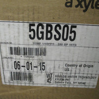 Goulds 1/2HP Single Phase MultiStage Centrifugal Booster Pump 5GBS05