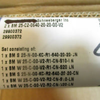 Schneeberger Profiled Linear Guideway BM 25C206402020G0V2 NEW Pair of 2