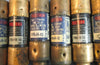 Lot of 7 Bussman Fusetron FRN-R-10 10Amp 250VAC Time Delay Fuses