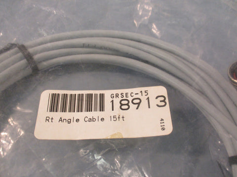 TriTronics GRSEC15  15ft (4.6m) Right Angle Cable, Quick Disconnect 90 Deg