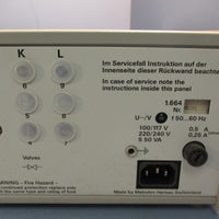 BRINKMANN 664 CONTROL UNIT METROHM 5060Hz, 100/117V 220/24V S 50 VA, 0.5A 0.25A