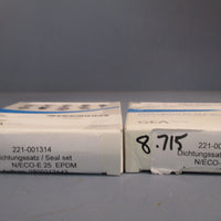 LOT OF 2 GEA GROUP SEAL KIT 221-001314