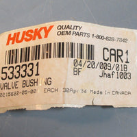 Husky 5333315 Valve Bushing CAR1 3.95" OD & 3.375" ID Body, 1.025" OD Shank