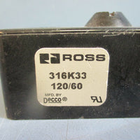 Ross 316K33 Solenoid Valve 120/60 LOT OF 3