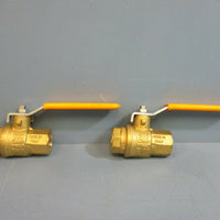 Parker V520P8 Brass Ball Valve 600 WOG NEW Lot of 2