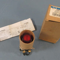 Eaton Cutler Hammer 10250T74NR Press Pilot Light Red Lens 120V Ser B1 NIB