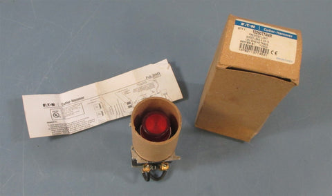 Eaton Cutler Hammer 10250T74NR Press Pilot Light Red Lens 120V Ser B1 NIB
