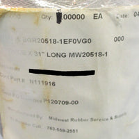 Lot of 2 Midwest Rubber N111916 31/2" x 31" Long Spined Belt NWOB