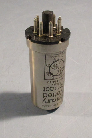 Potter and Brumfield JM-1114-12 Mercury Wetted Contact Relay