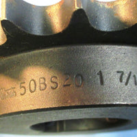 Martin 50BS20 17/16" Bore to Size Sprocket for #50 Chain w/ 20 Teeth