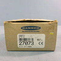 BANNER ENGINEERING OPBT2 POWER BLOCK SENSOR HEAD 27073 10-30VDC, 100mA