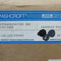 Ashcroft GTDN4KK05A7030 XBX Temperature Switch 150/260F