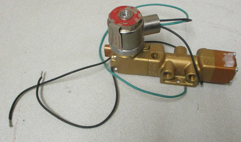Versa Valve VSG-4322-G-XX-D024 4-Way Brass Solenoid Valve 24 VDC